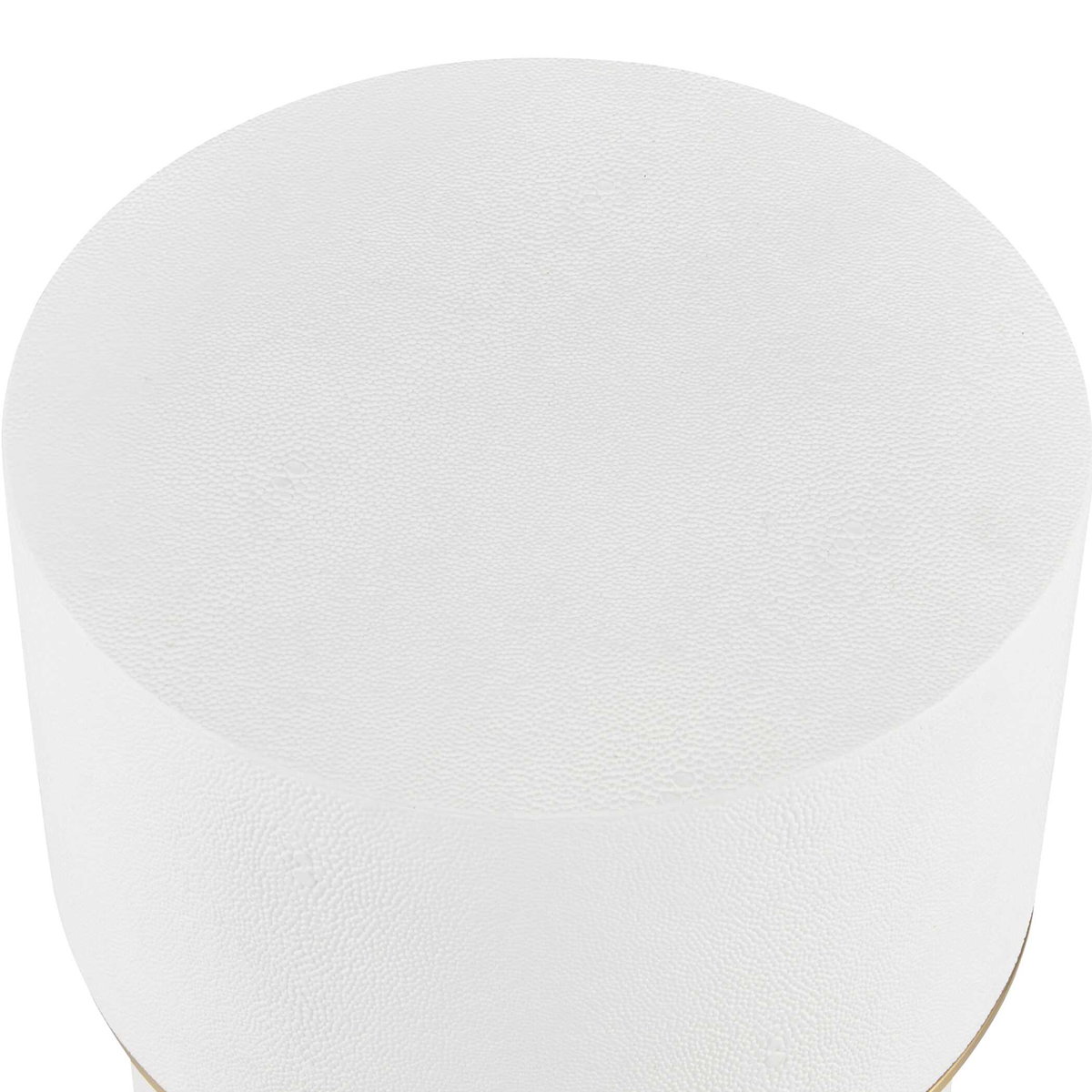 Wessex White Drink Table, Furniture by Uttermost, 8.5" width x 22.5" height x 8.5" depth View 4