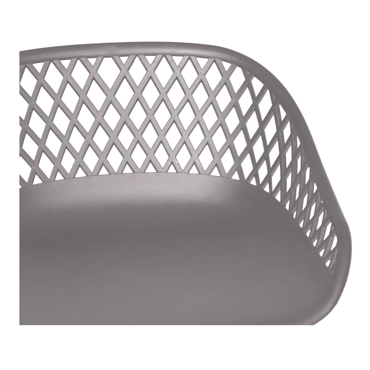 Piazza Outdoor Counter Stool Grey - Set Of Two, Outdoor Chair by Moe's Home, 1'7" width x 2'10" height x 1'7" depth View 7