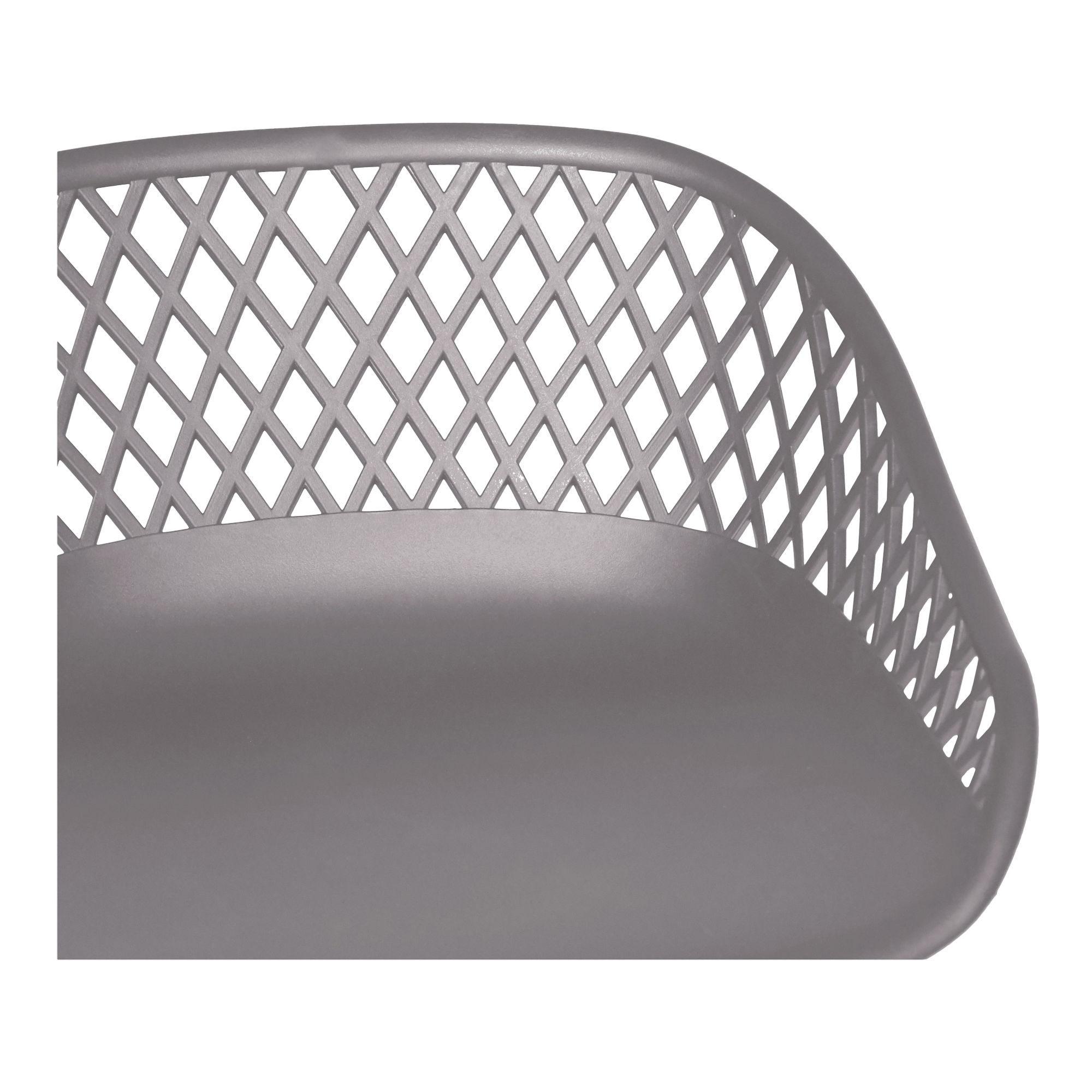 Piazza Outdoor Counter Stool Grey - Set Of Two large image 