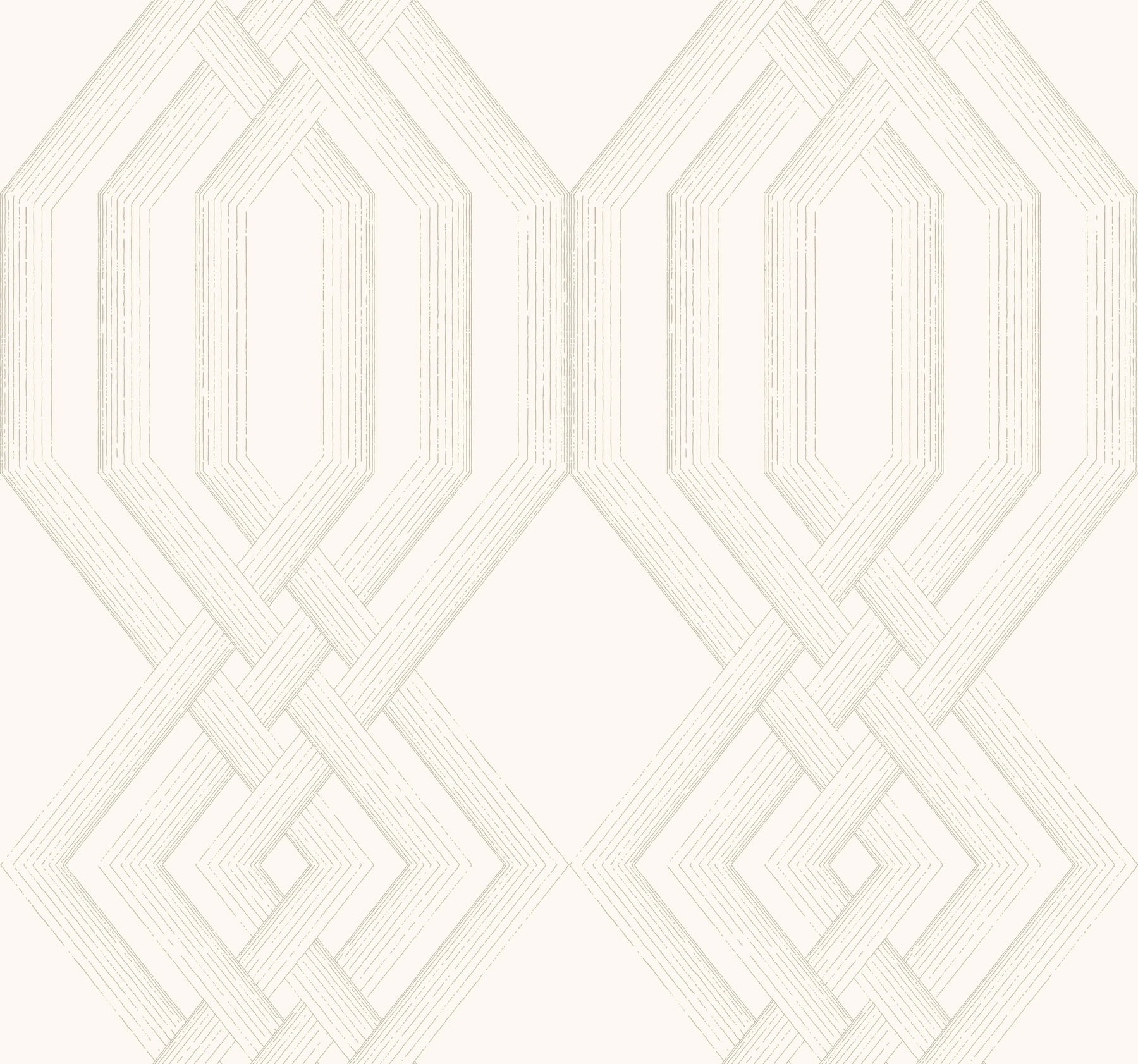 Ettched Lattice Taupe Wallpaper, by York Wall, 27' length x 2'3" width x 0.02" depth View 1