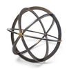 Galenna III (Large) 10L x 10W Black Metal Circular Decorative Orb thumbnail 0