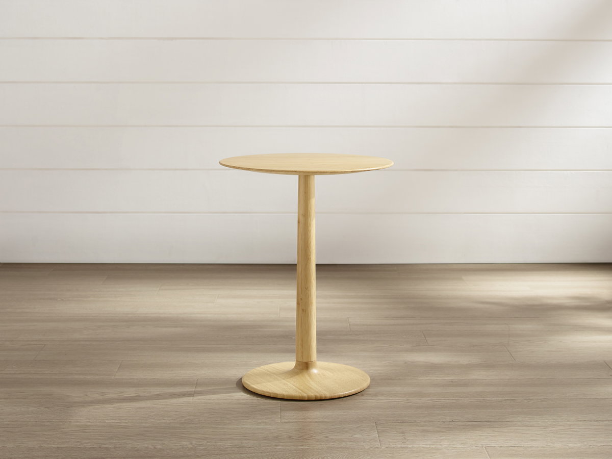 Sol Side Table, Wheat, Writing Desk by Greenington, 16" length x 16" width x 20.75" height View 2