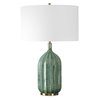 Bixby Green Table Lamp, by Uttermost, 1'4" width x 2'1.75" height x 1'4" depth thumbnail 5