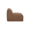 Isla Slipper Chair Mocha, Accent Chair by Moe's Home, 34.2" width x 29.9" height x 41.7" depth thumbnail 4