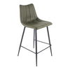Alibi Counter Stool Dark Green - Set Of Two, Counter & Bar Stool by Moe's Home, 17.7" width x 37" height x 20" depth thumbnail 5