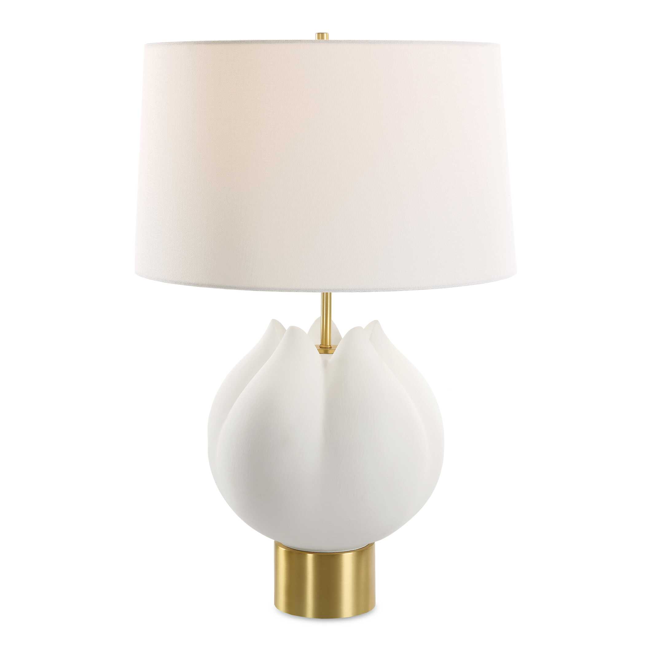 In Bloom White Table Lamp large image 