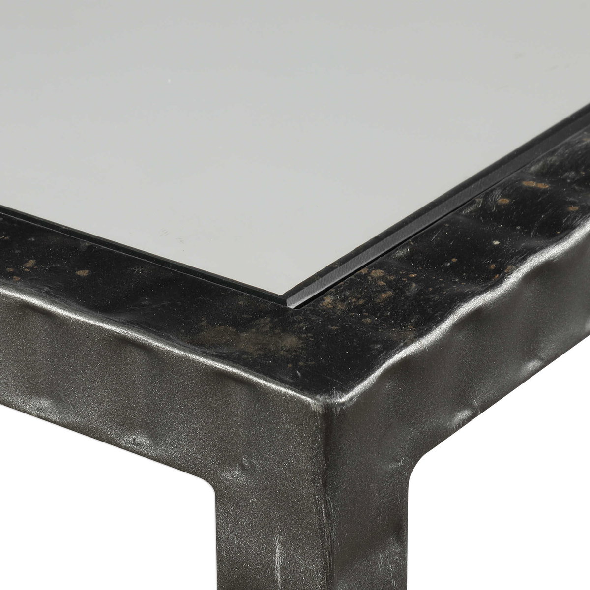 Leo Industrial Console Table, by Uttermost, 52" width x 34" height x 12.25" depth View 6