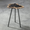 Mircea Petrified Wood Accent Table, Side & End Table by Uttermost, 16" width x 20" height x 16" depth thumbnail 5