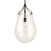 Dewdrop 1 Light Glass Shade Pendant, by Uttermost, 25" height x 13.5" diameter thumbnail 6