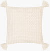 Makrome Accent Pillow, Decorative Pillow by Surya, 20" length x 20" width thumbnail