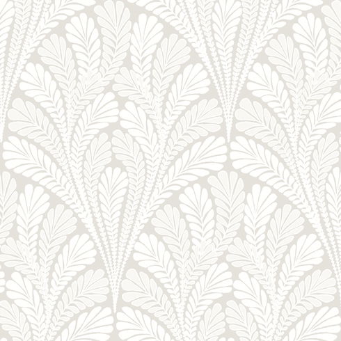 Shell Damask Neutral & Pearl Wallpaper