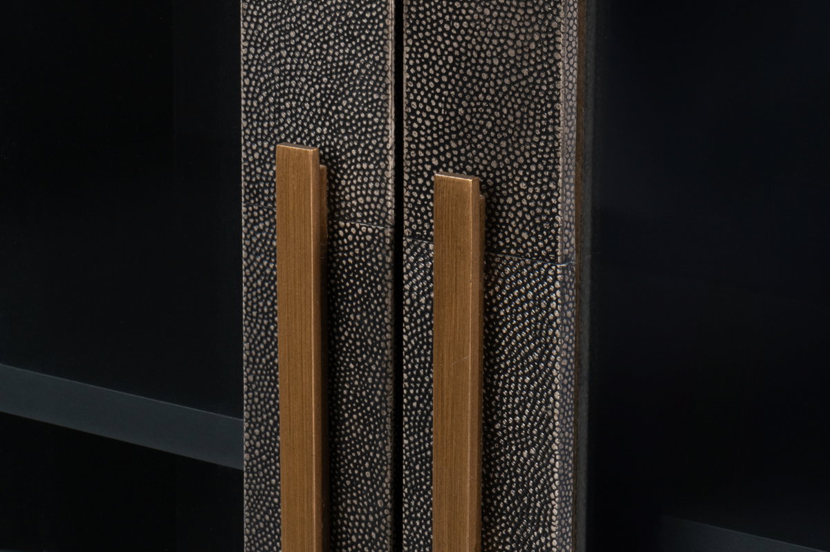Desmond Sideboard Shagreen Antique Grey, by Sarreid, 1'6" length x 8'4" width x 2'10" height View 6