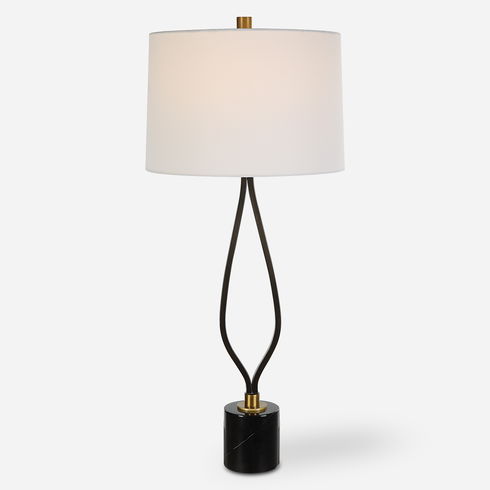 Separate Paths Iron Table Lamp