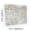 Coral Leaves Taupe & Black Wallpaper thumbnail 7