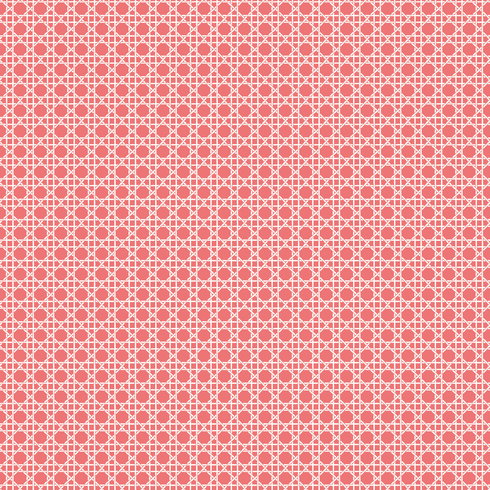 Caning Coral Peel & Stick Wallpaper