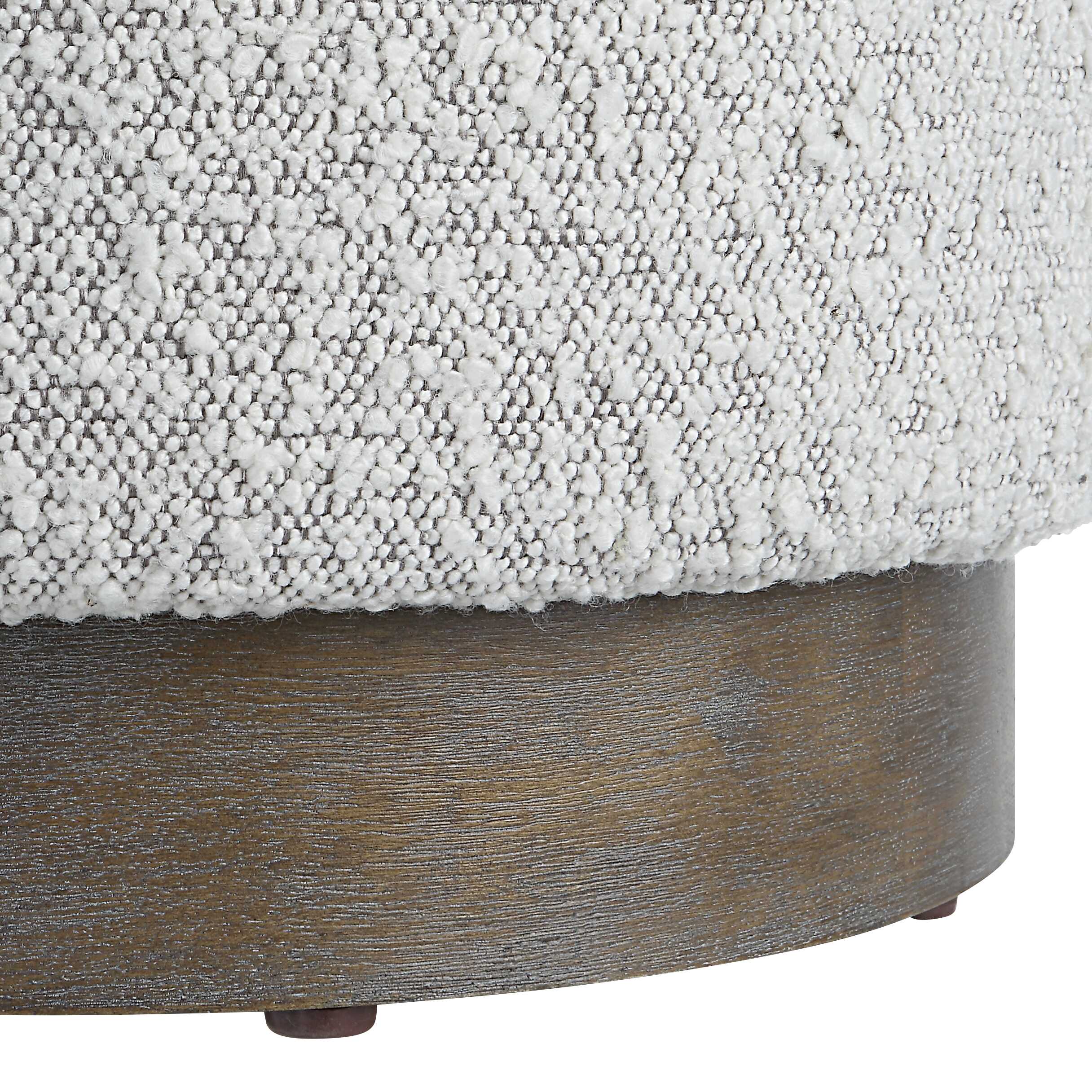 Avila Light Gray Ottoman Avila Light Gray Ottoman large image