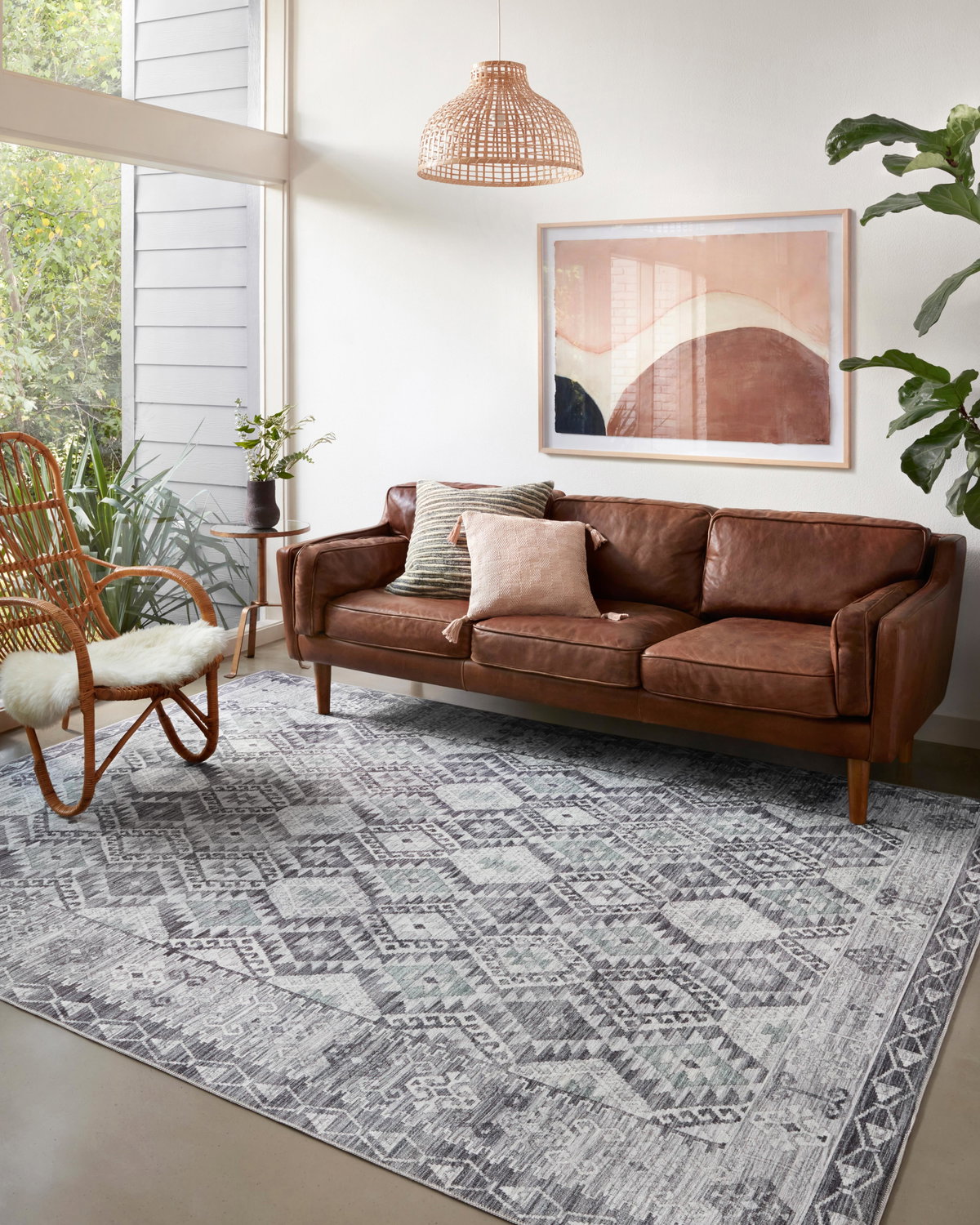 Loloi Zion Rug, 5' length x 7'6" width View 2