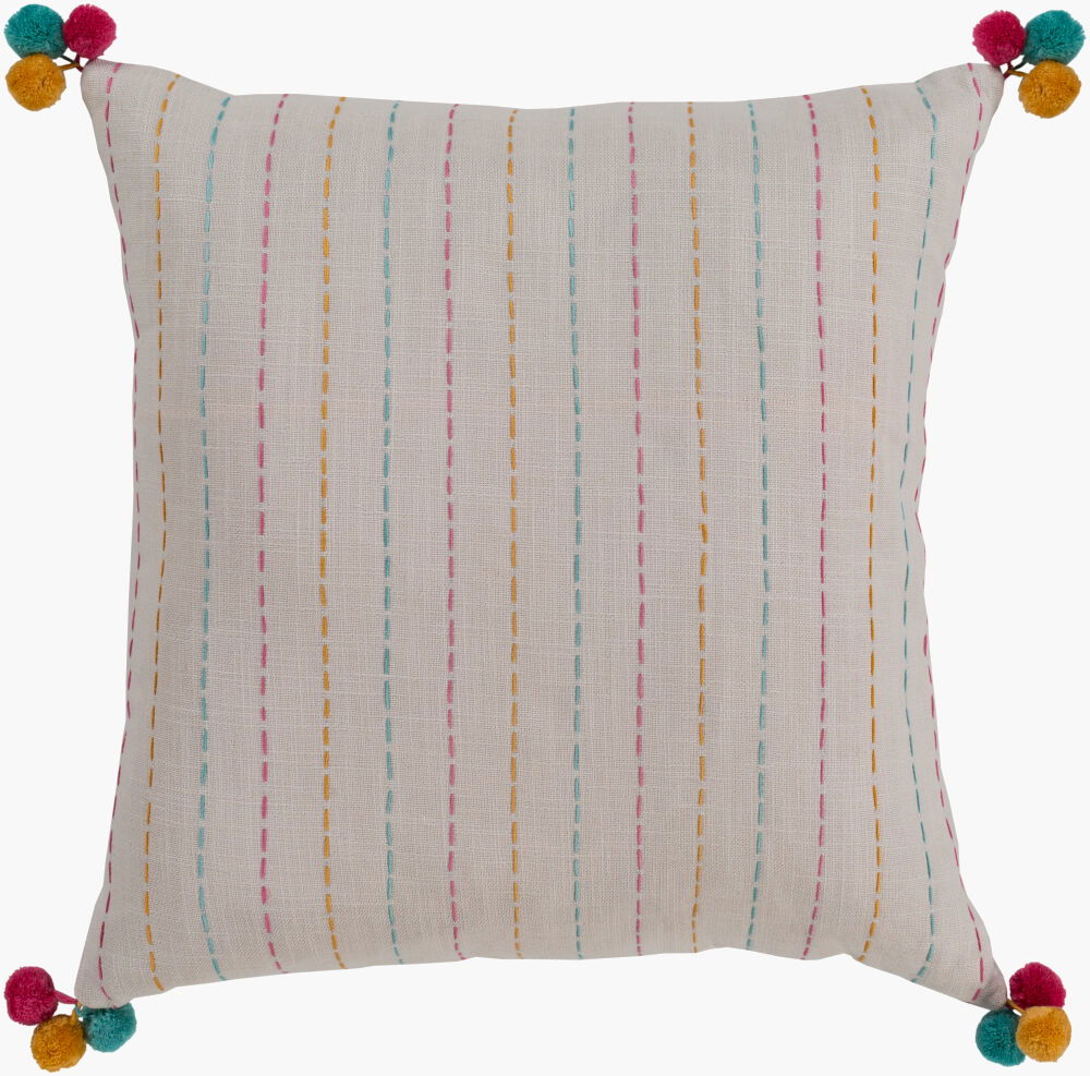Dhaka Accent Pillow Down, Decorative Pillow by Surya, 18" length x 18" width