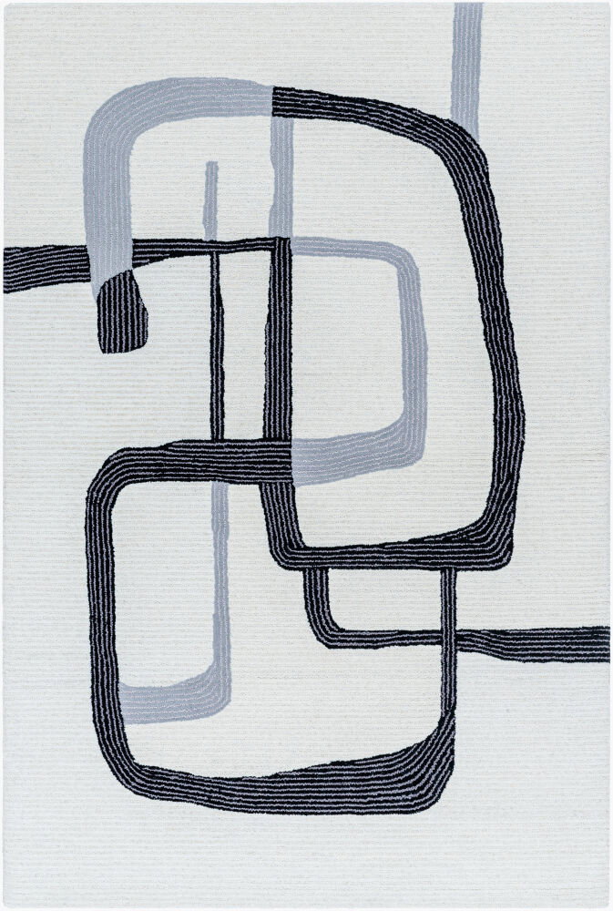 Rossi Handmade Rug, by Surya, 1'6" length x 1'6" width