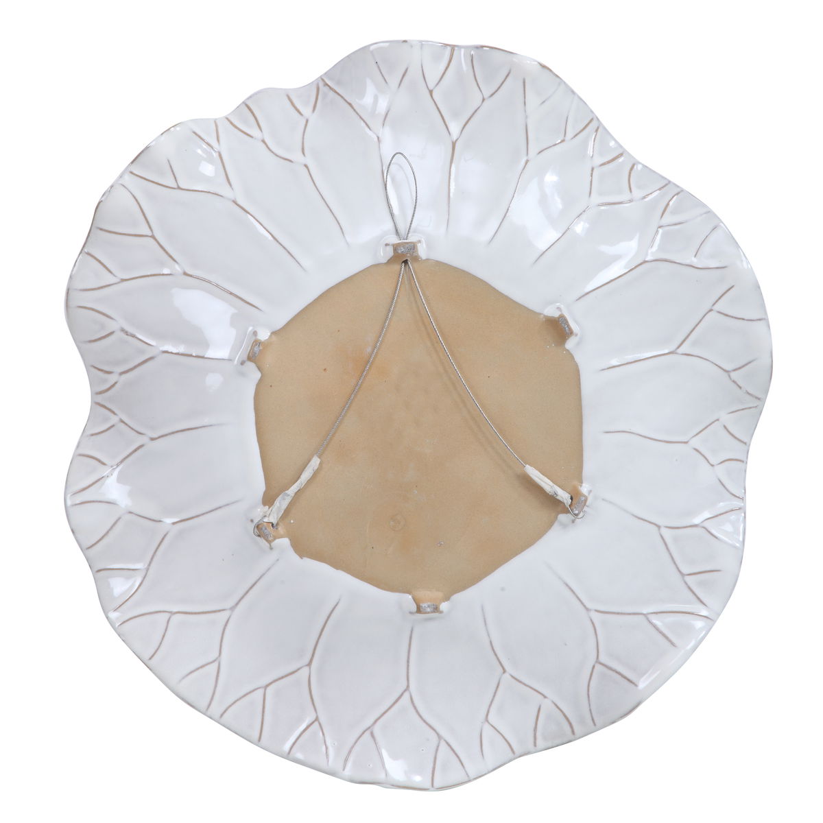 Abella Ceramic Wall Decor Set/3 White, Art by Uttermost, 17.87" width x 17.87" height x 3.87" depth View 10