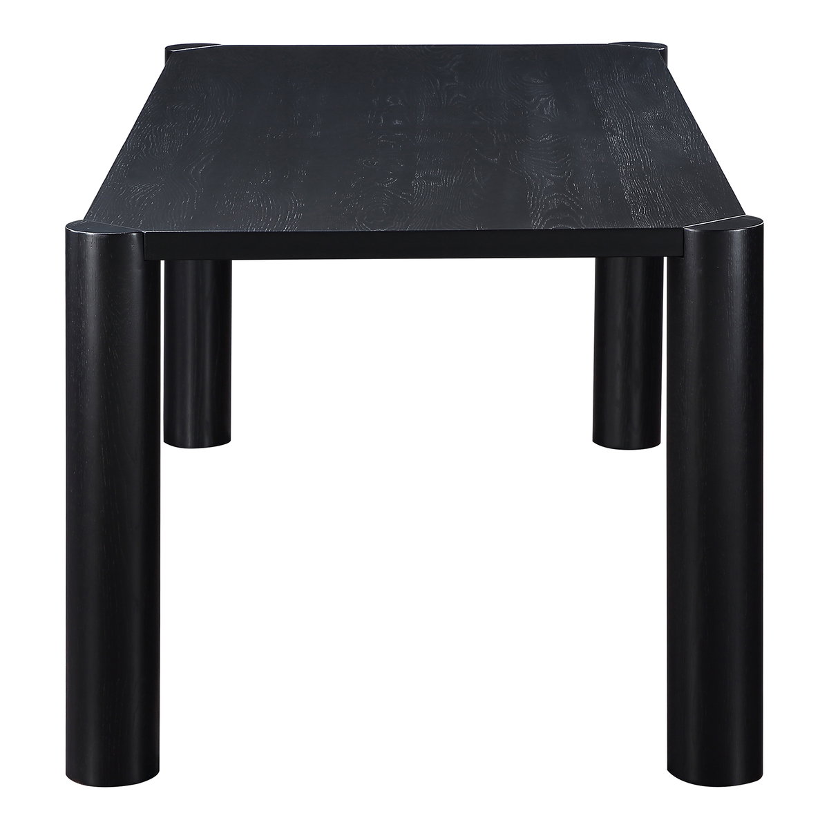 Post Small Dining Table Black, by Moe's Home, 76" width x 29" height x 36" depth View 3