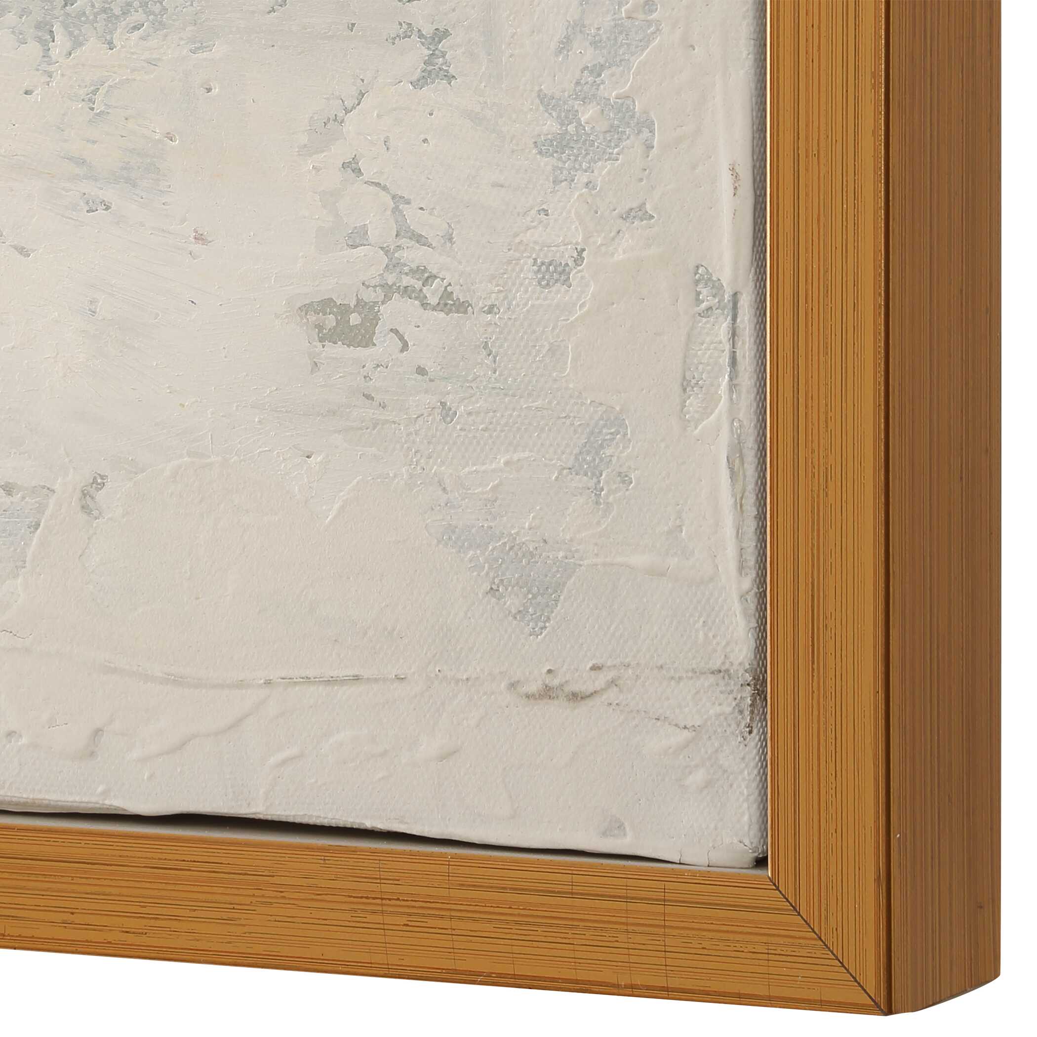 Foggy Morning Abstract Art, Painting by Uttermost, 49.5" width x 49.5" height x 1.75" depth View 7