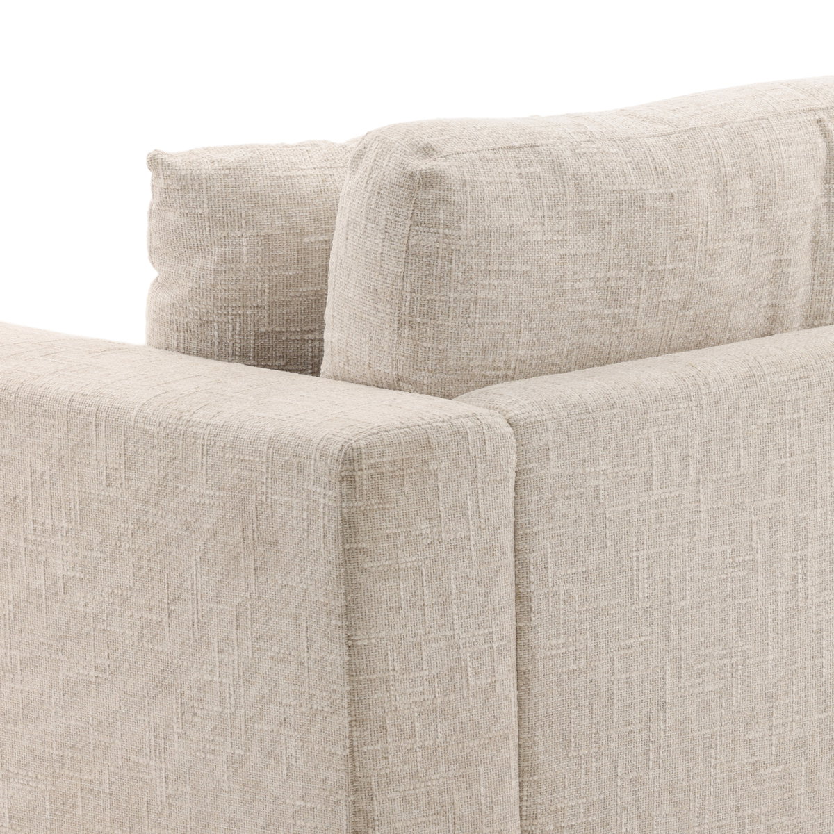 Darina Sofa Cream, Sofas & Sectional by Dovetail, 107.9" width x 30.31" height x 38.58" depth View 6