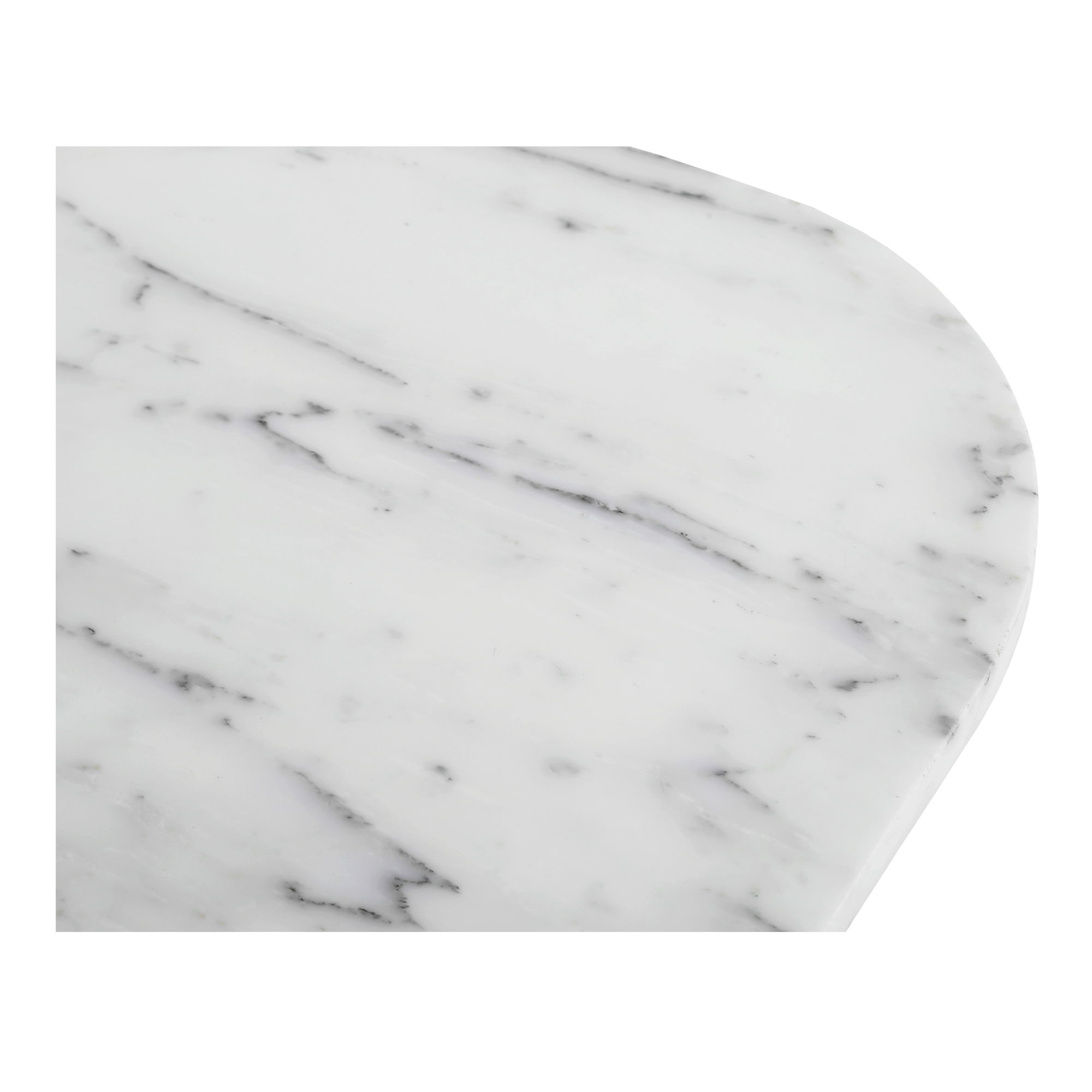 Dash Accent Table White Calacatta Marble large image 