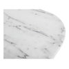 Dash Accent Table White Calacatta Marble thumbnail 5