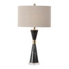 Alastair Black Marble Table Lamp, by Uttermost, 1'4" width x 2'5.62" height x 10" depth thumbnail 1