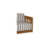 Adelaide Outdoor Sofa Brown Stripe, by Moe's Home, 7'6" width x 2'8" height x 2'10.09" depth thumbnail 6
