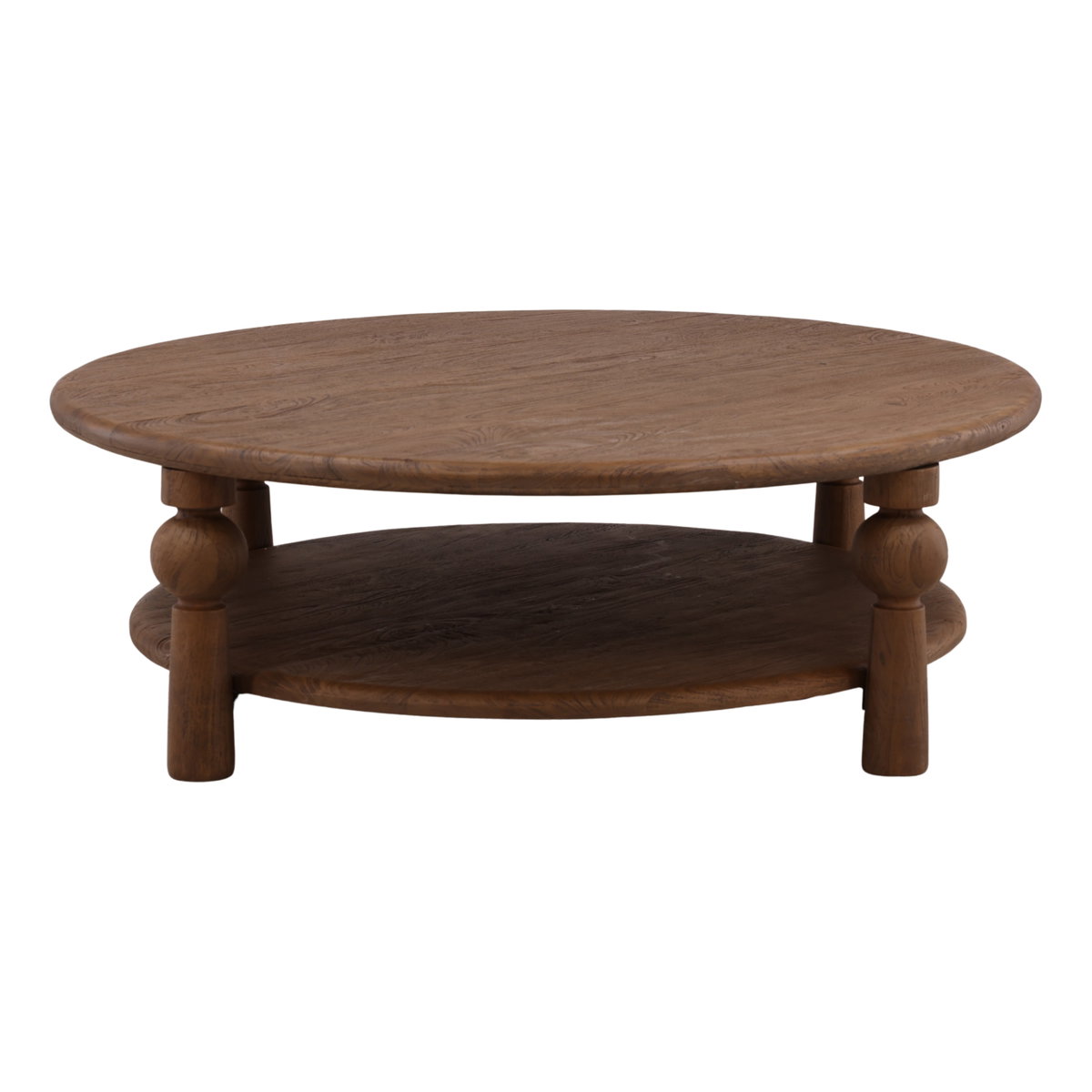 Nethan Coffee Table Brown, by Dovetail, 48" width x 16.3" height x 48" depth View 2