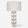 Band Together Crystal & Wood Table Lamp thumbnail 0