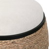 Island Straw Accent Stool, Low Stool by Uttermost, 19.5" width x 20.25" height x 19.5" depth thumbnail 4