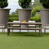 Travessa Outdoor Round Stone Tray, Decorative Tray by Uttermost, 15" width x 1.75" height x 15" depth thumbnail 5