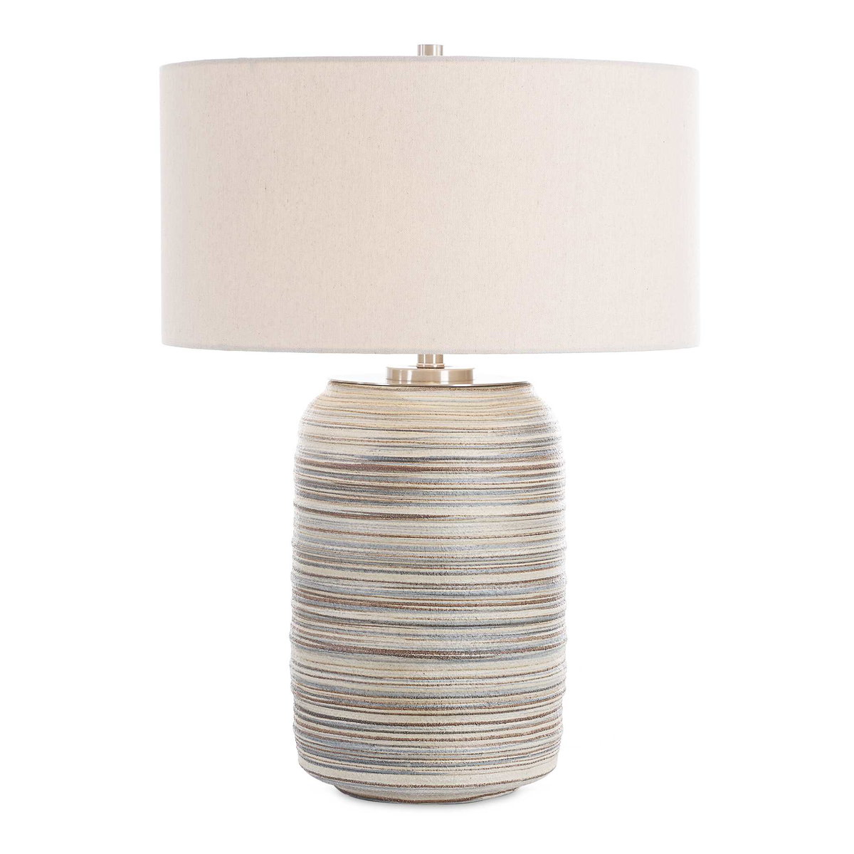 Prospect Ceramic Large Table Lamp, by Uttermost, 19.5" width x 27" height x 19.5" depth View 1