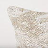 Khloe 20x20 Cream Square Pillow Cover, Decorative Pillow by Mercana, 20" length x 0.5" width x 20" height thumbnail 9