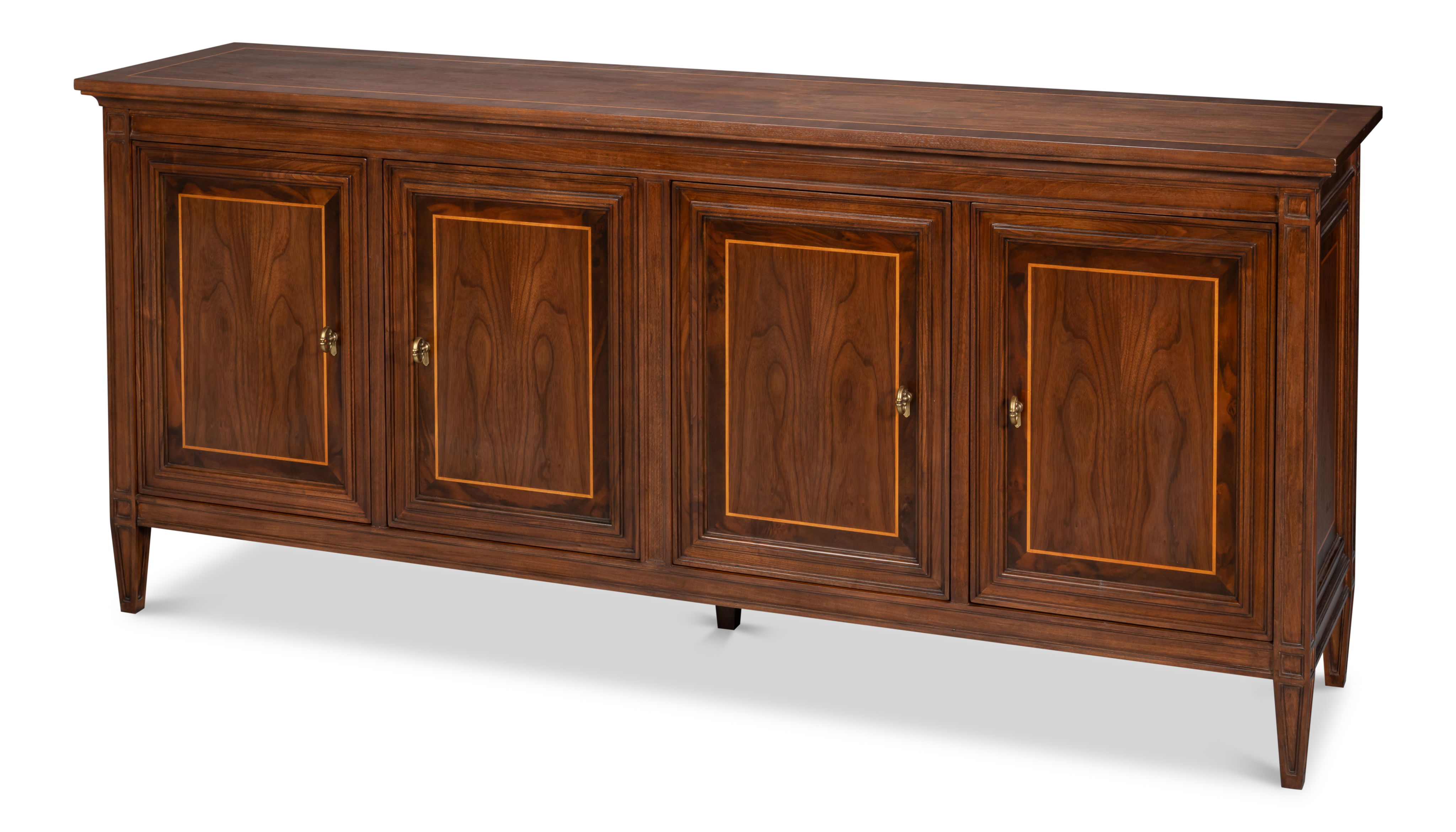 Beaufort Credenza, Cabinets & Sideboard by Sarreid, 80" length x 19" width x 35" height View 1