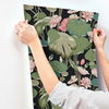 Lotus Pond Black & Pink Wallpaper 10 Lotus Pond Black & Pink Wallpaper thumbnail 10