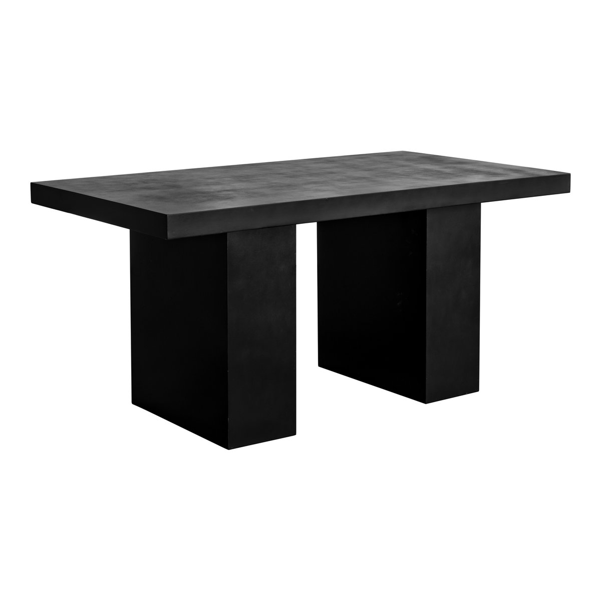 Aurelius 2 Outdoor Dining Table Black, Outdoor Table by Moe's Home, 5'3" width x 2'6" height x 2'11.5" depth View 2