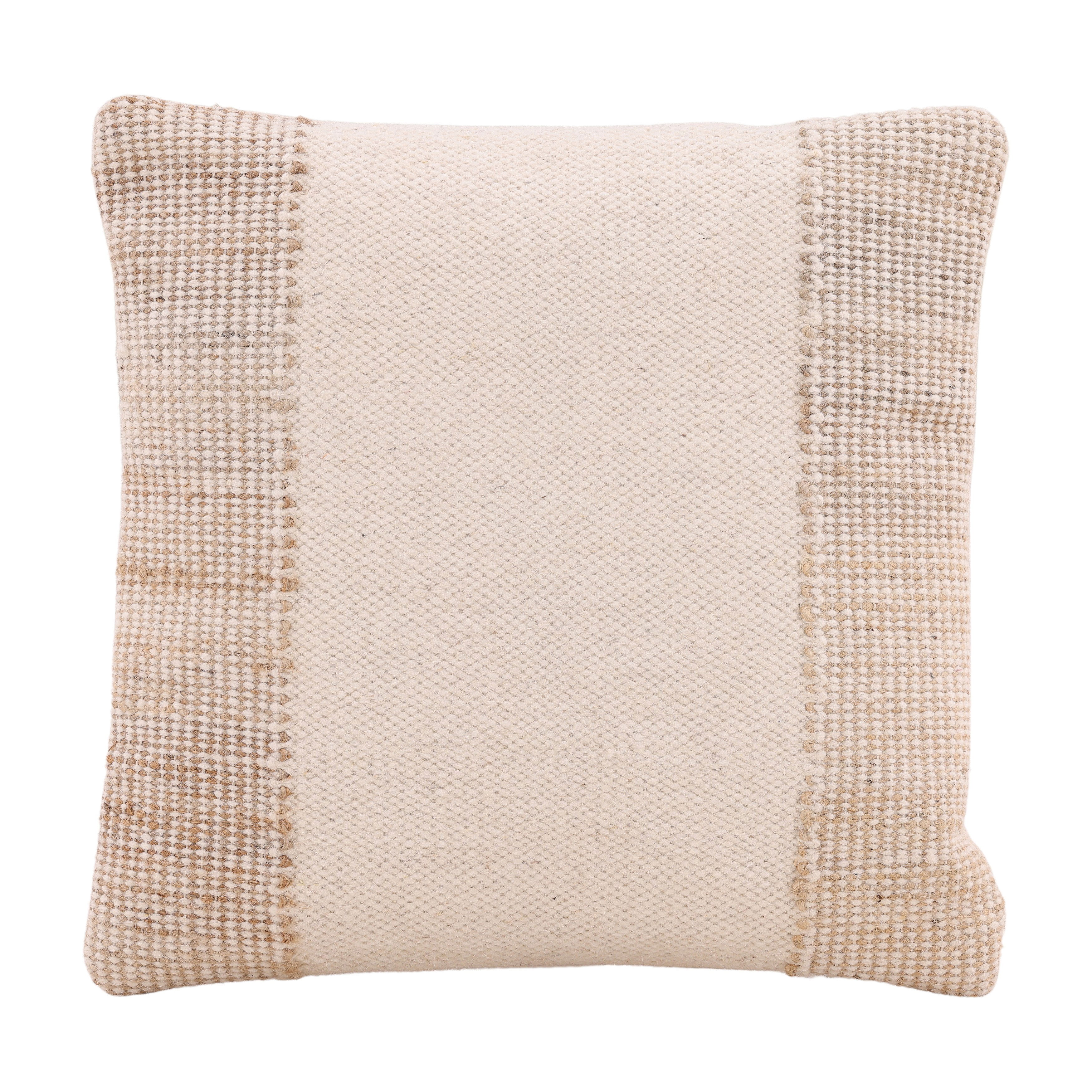Zafiro Pillow Natural, Decorative Pillow by Dovetail, 20" width x 20" height x 6" depth View 1