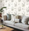 The Magnolia Grey & Off White Wallpaper thumbnail 1