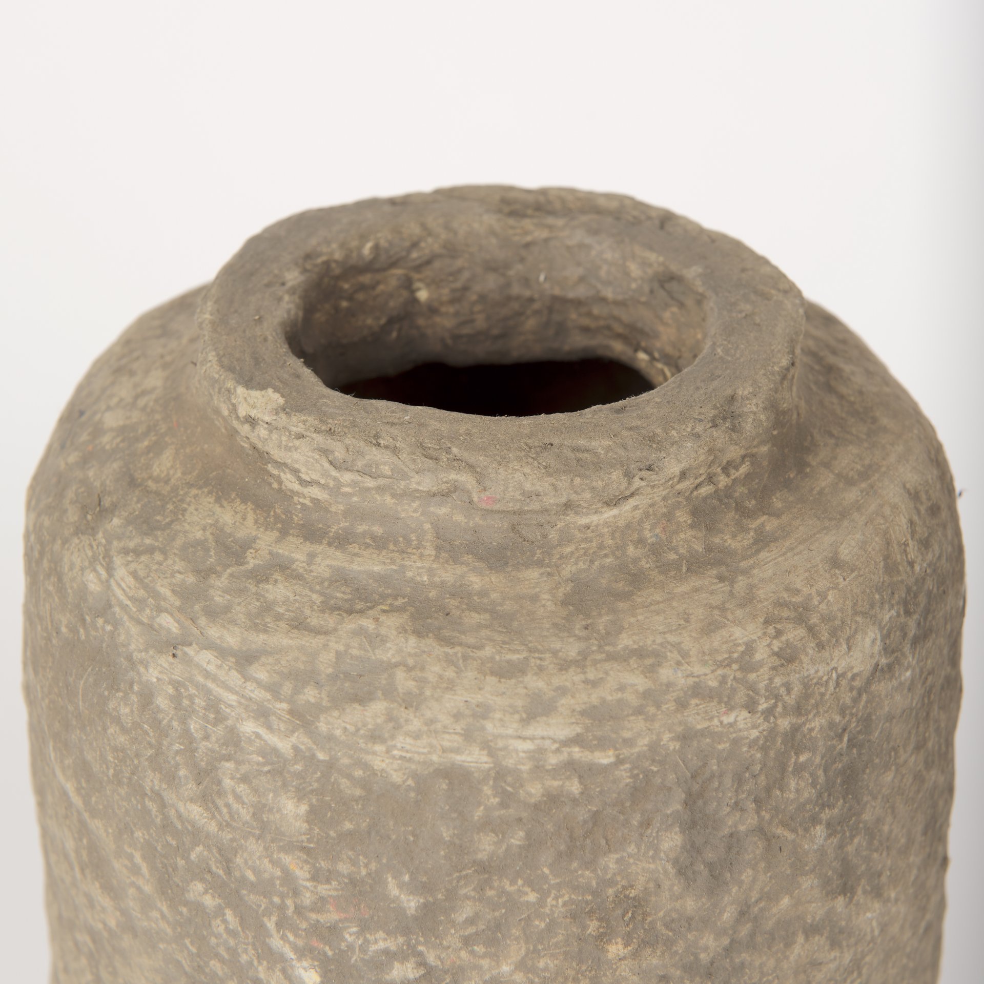 Bala Small Gray Paper Mache Vase large image 