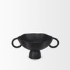 Radka Small Matte Black Metal Decorative Bowl, by Mercana, 15.55" length x 11.22" width x 6.75" height thumbnail 6