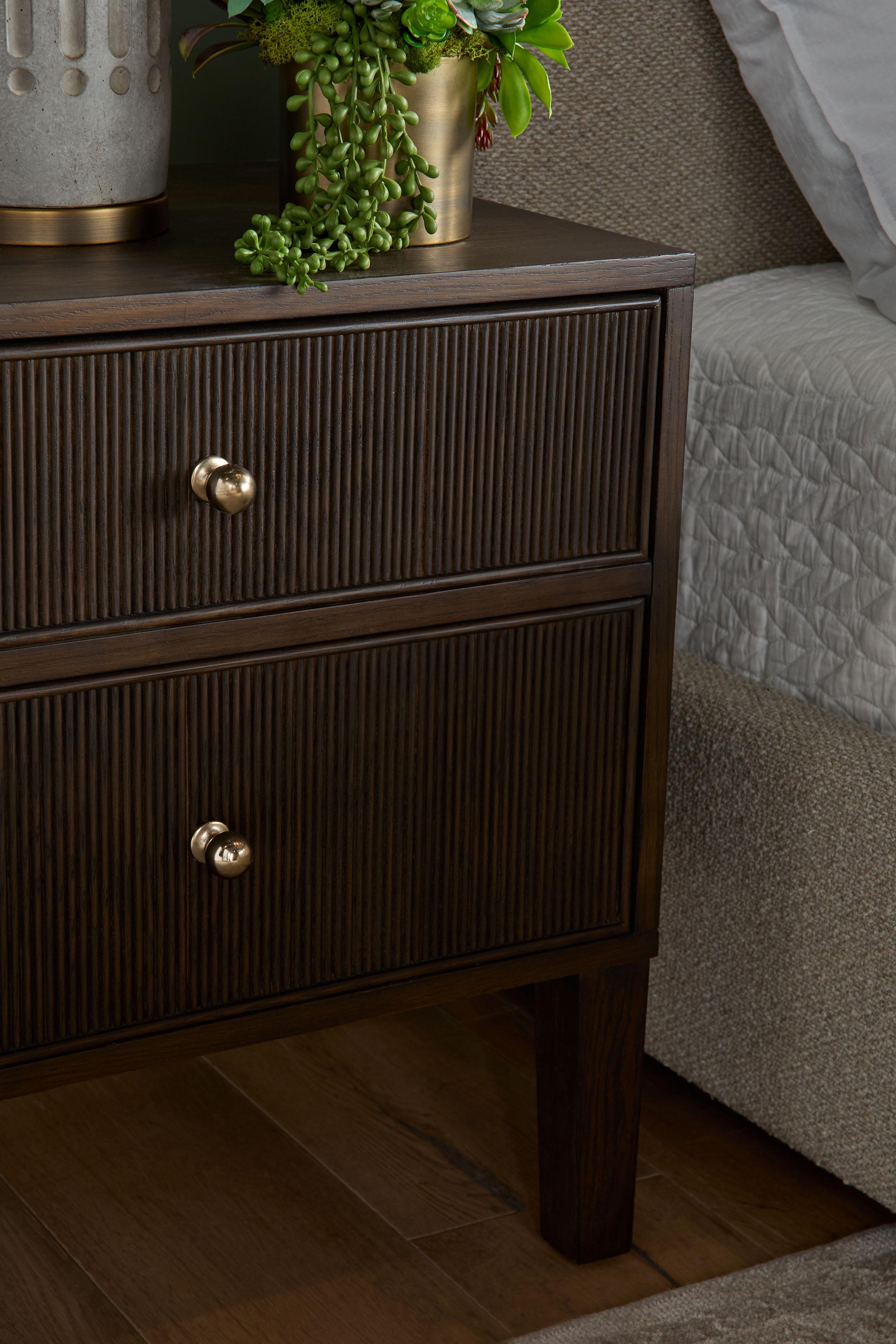 Highland 2-Drawer Nightstand, by Essentials for Living, 23" width x 24" height x 17" depth View 8