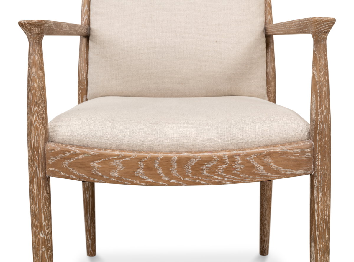 Tugen Armchair, by Sarreid, 2'2" length x 1'10" width x 3' height View 12