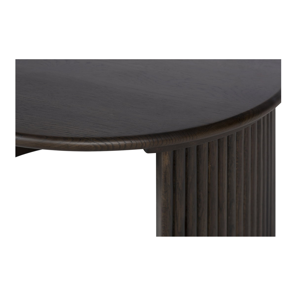 Penny Small Coffee Table Dark Brown, by Moe's Home, 24" width x 13.75" height x 24" depth View 7