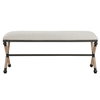 Firth Oatmeal Bench, Benche by Uttermost, 47.75" width x 20.75" height x 16" depth thumbnail 1