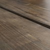 Ledger 84'L x 38'W Trestle Dining Table | Modern | Brown Wood | Seats 8, by Mercana, 84" length x 38" width x 30" height thumbnail 6