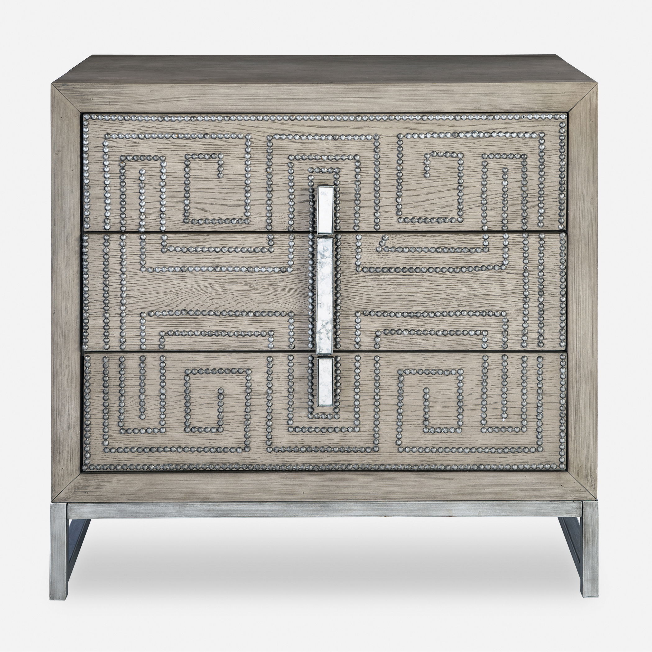 Devya Gray Oak Accent Chest large image 